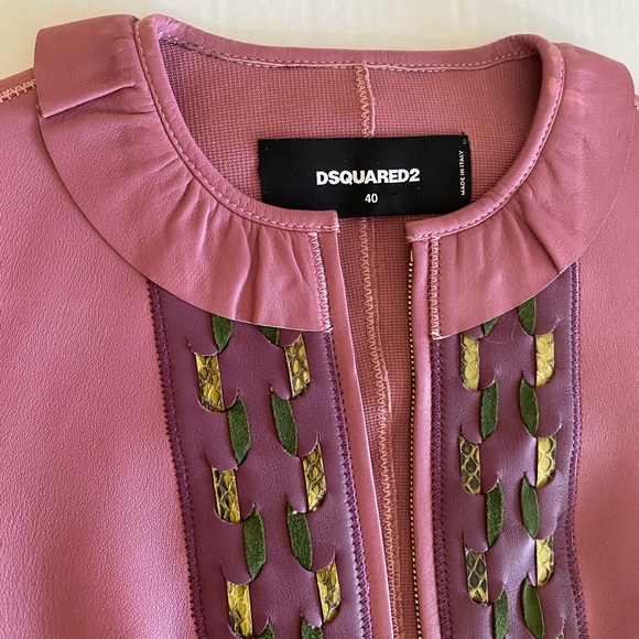 Dsquared2 leather jacket - Picture 3 of 16